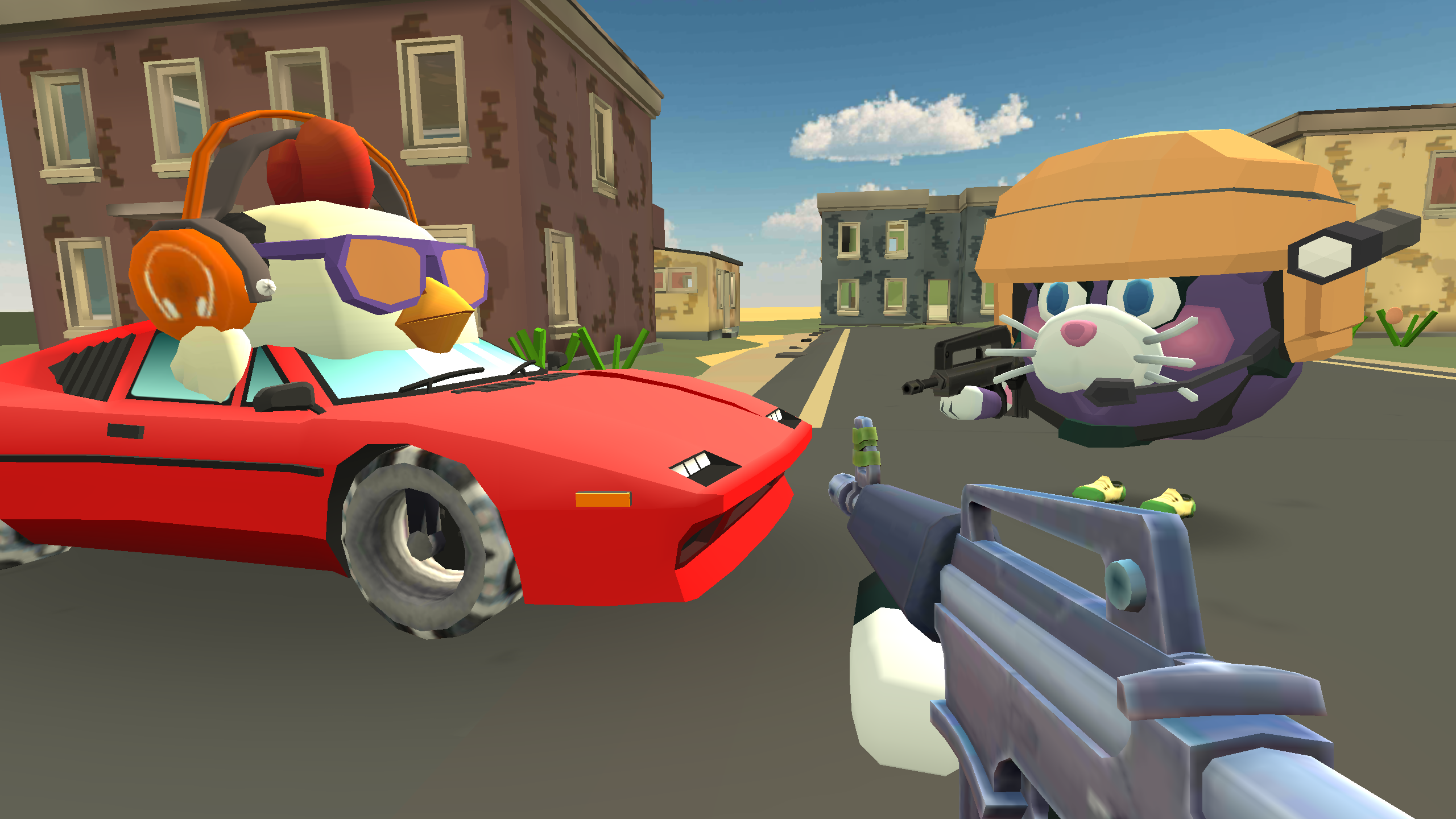 Chicken Gun Gameplay Screenshot 1